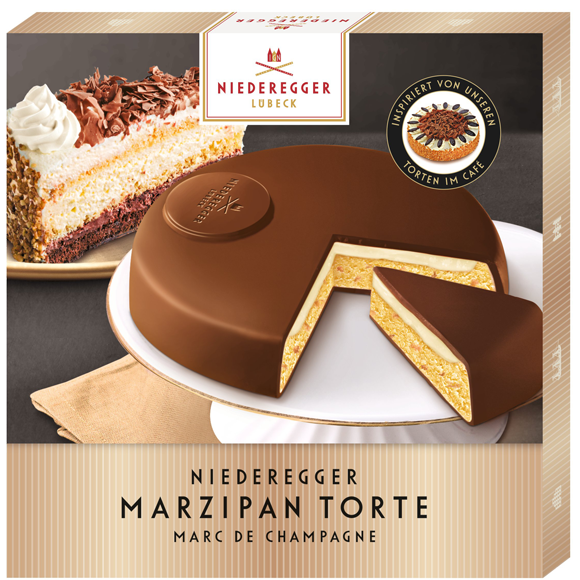 Niederegger Marzipan Marc De Champagne Cake 185g