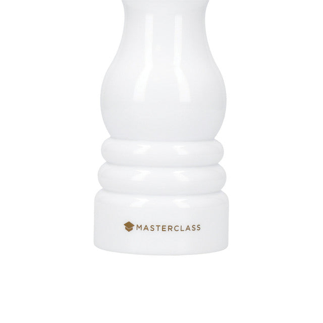 MasterClass Salt Or Pepper Mill (17cm) - White