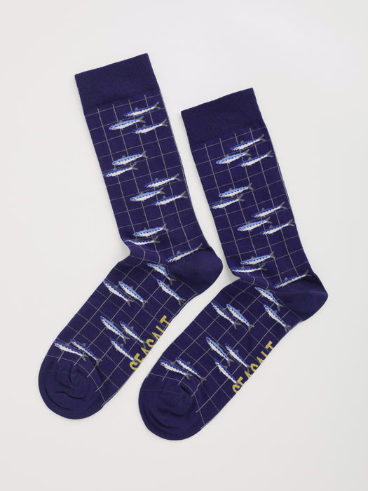 Seasalt Men's Arty Socks In Fishing Net Maritime