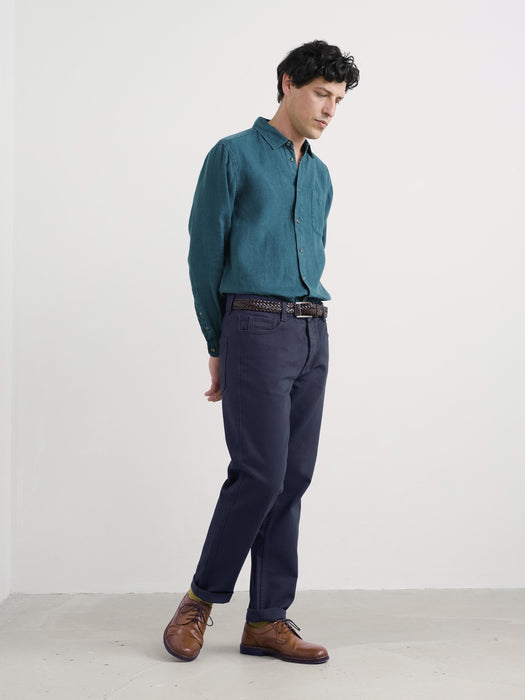 Seasalt Men's Felling Straight Leg Trousers In Maritime