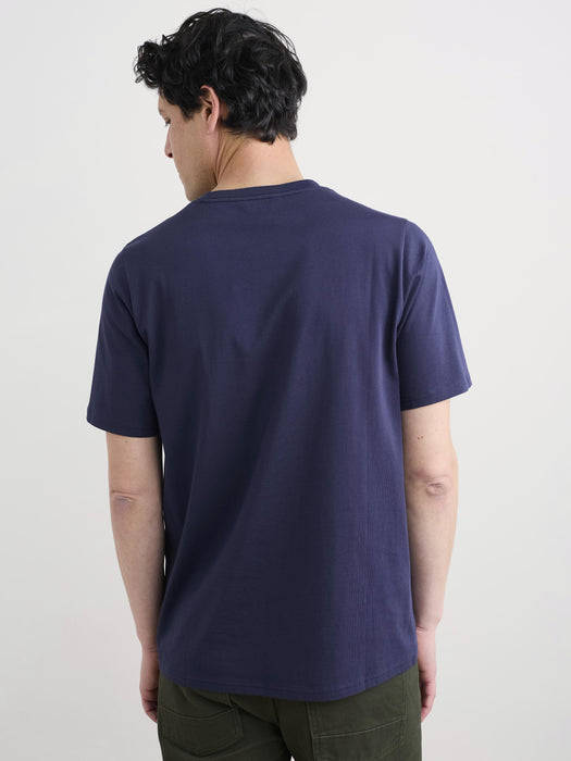 Seasalt Men's Midwatch Organic Cotton T-Shirt In Hull Sketch Maritime