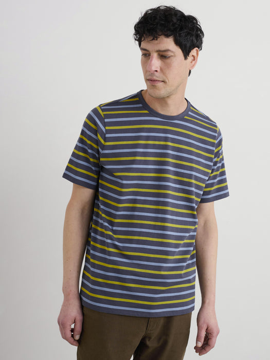 Seasalt Men's Seven Seas Sailor Tee In Duet Breton Iron Ore