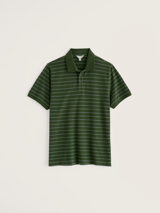 Seasalt Men's Balefire Stripe Polo In Upsurge Dark Willow