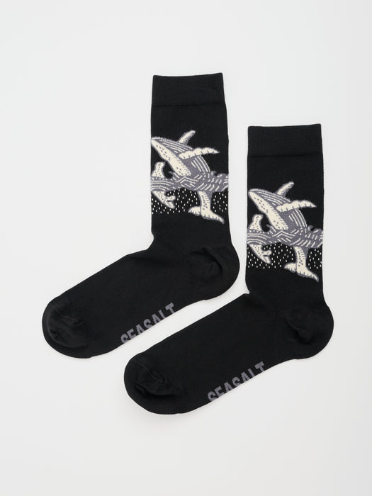 Seasalt Men's Bamboo Arty Socks In Koweth Inkwell