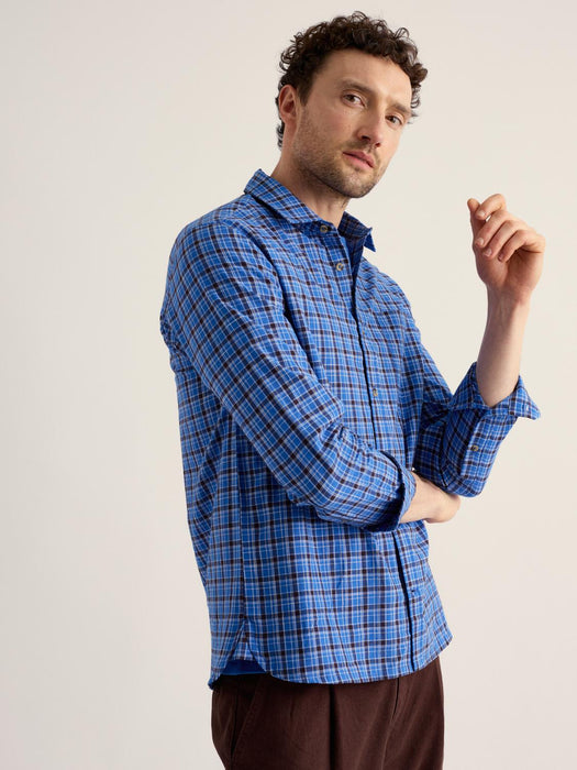 Seasalt Men's Banyan Cotton Shirt In Kelynack Splash