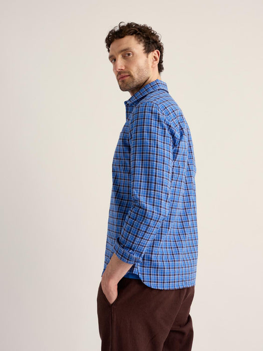 Seasalt Men's Banyan Cotton Shirt In Kelynack Splash