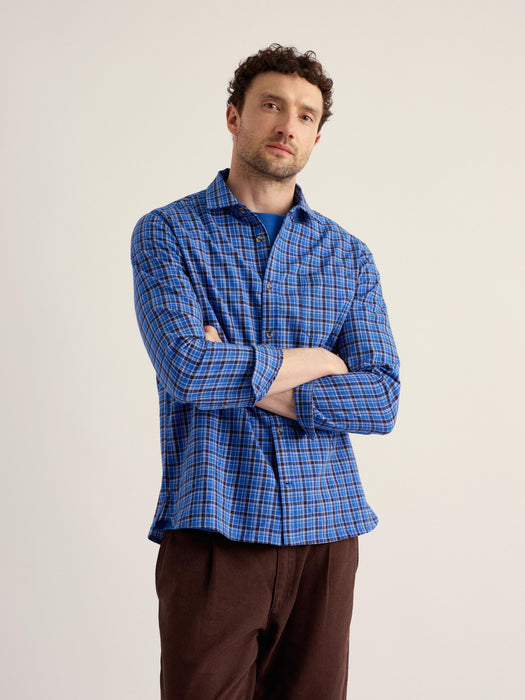 Seasalt Men's Banyan Cotton Shirt In Kelynack Splash