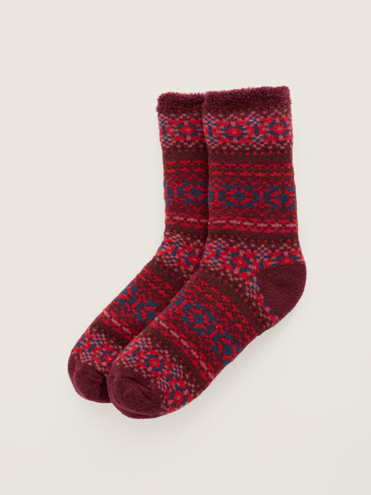 Seasalt Men's Cabin Socks In Tiling Timber