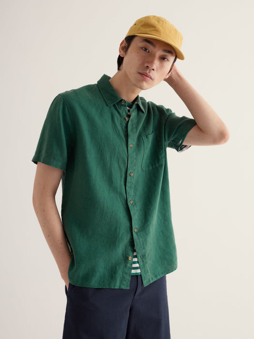 Seasalt Men's Men's Merthen T-Shirt in Organic Cotton Jersey In Ruscus Leaf