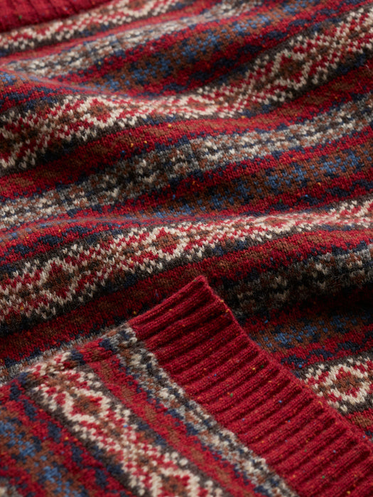 Seasalt Men's Carracks Jumper In Ewin Dark Cinnamon