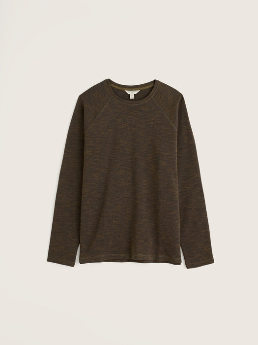 Seasalt Men's Kerrier Top In Oceangoing Dark Cinnamon