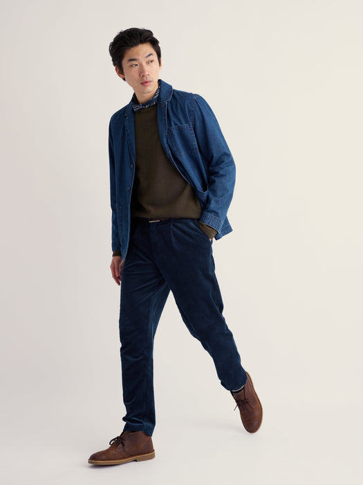 Seasalt Men's Kerrier Top In Oceangoing Dark Cinnamon