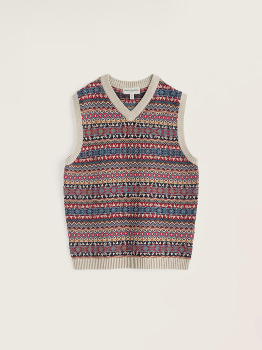 Seasalt Men's Kitto Vest In Twigs Timber