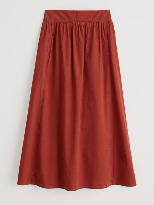 Seasalt Women's Mevagissey Midi Skirt In Dark Cinnamon