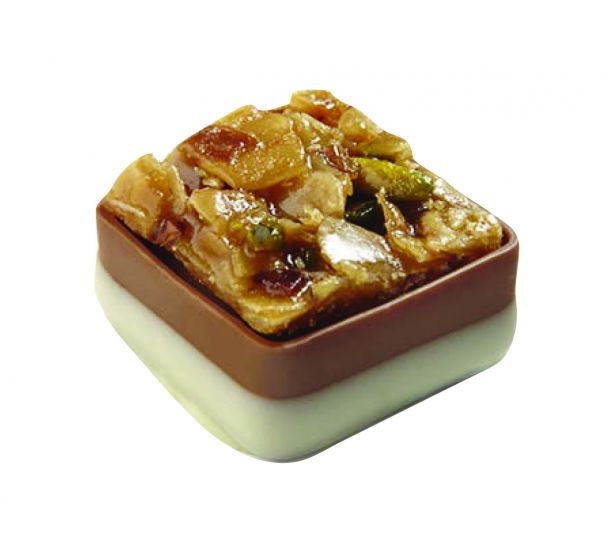 Almond Praline Topped With Pistachio