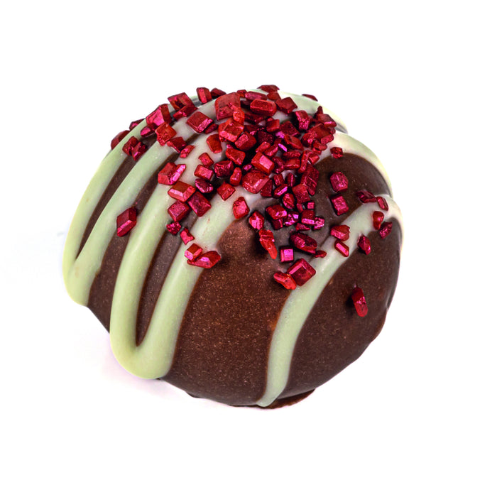 Raspberry & Champagne Red Truffle