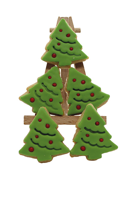 Cookielicious & Co Festive Mini Christmas Tree Shortbread Biscuits