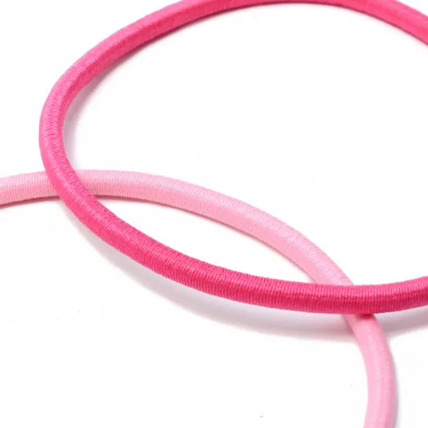 Molly & Rose 12 Pack Recycled XL Pink Elastics