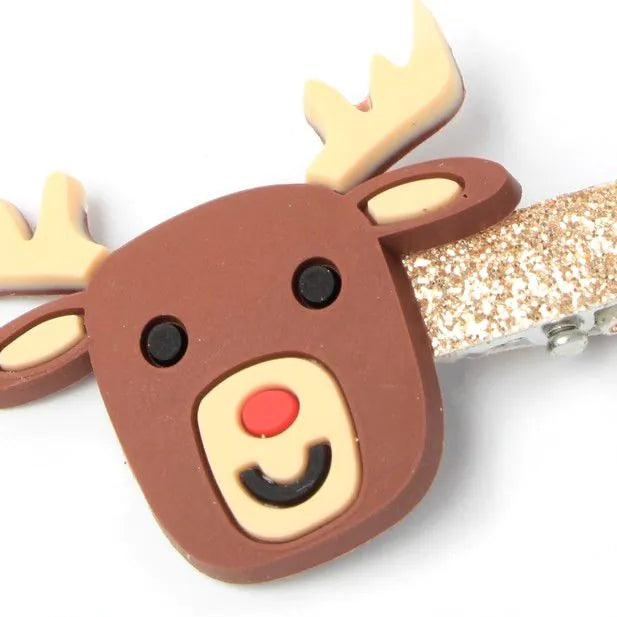 Molly & Rose Assorted Christmas Character Beak Clips 3cm