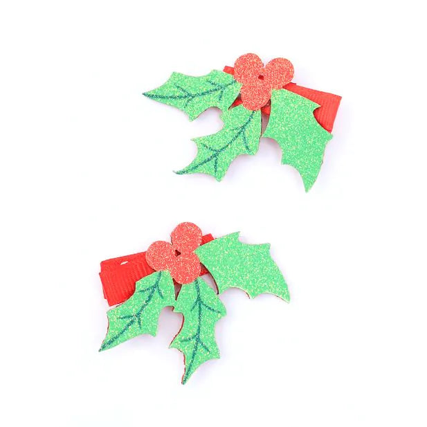 Molly & Rose Assorted Christmas Hair Clips 3.5cm