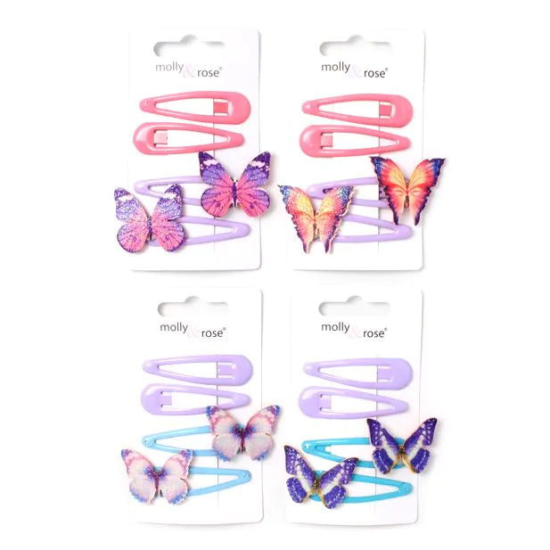 Molly & Rose Assorted Epoxy Butterfly Sleepies 5cm