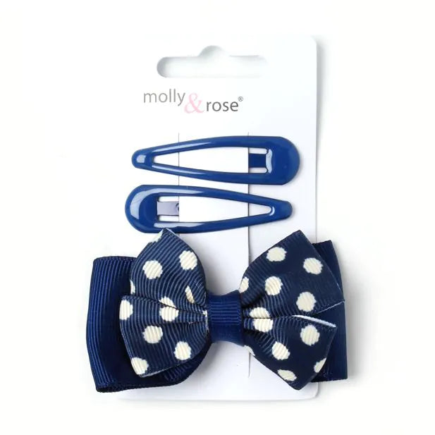 Molly & Rose Bow Clip & Sleepies Set