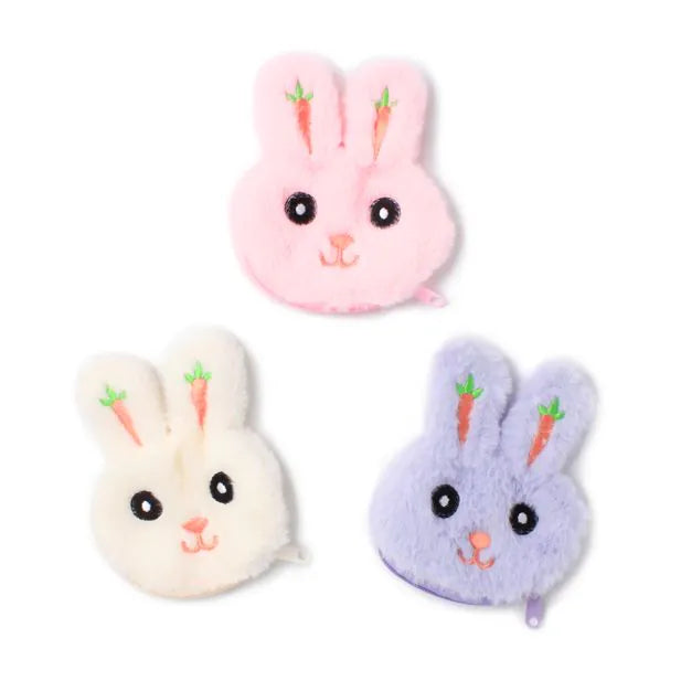 Molly & Rose Bunny Face Purse With Zip 9x11cm