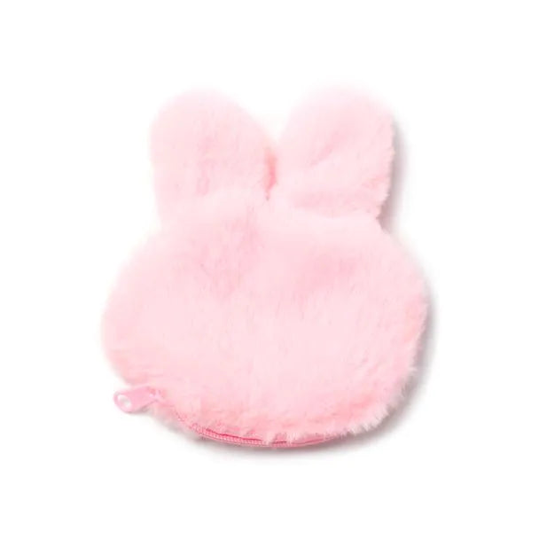 Molly & Rose Bunny Face Purse With Zip 9x11cm