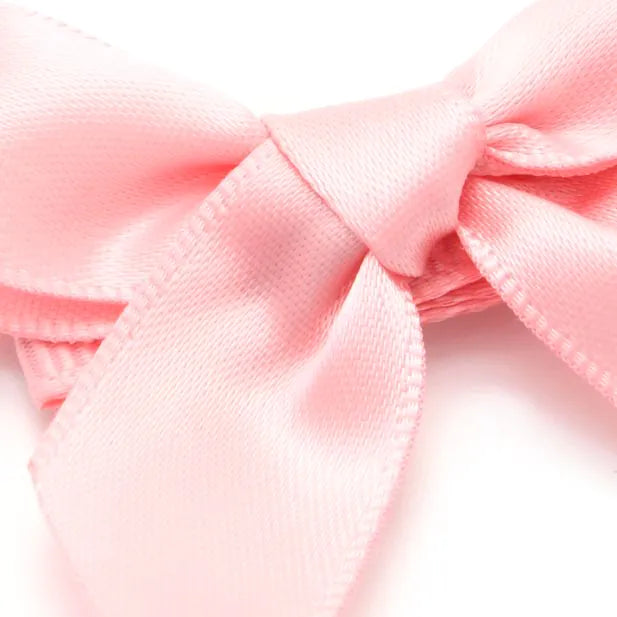 Molly & Rose Card Of 4 Tonal Pink Bow Clips 4.5cm