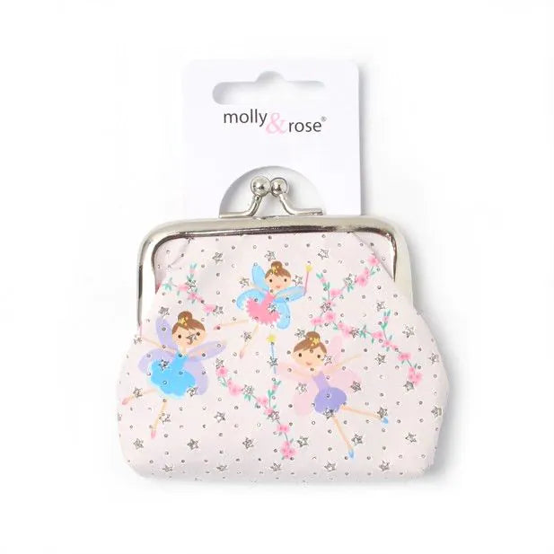 Molly & Rose Fairy Princess Coin Purse 9x6.5cm