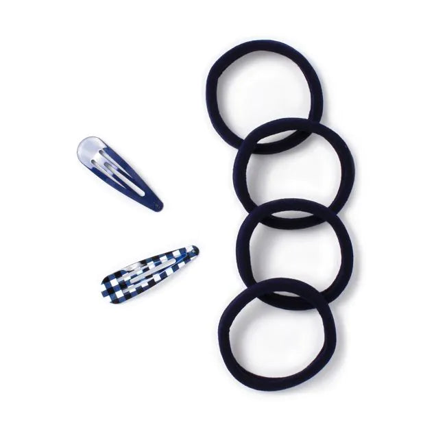 Molly & Rose Navy Sleepies And Jersey Elastics School Set