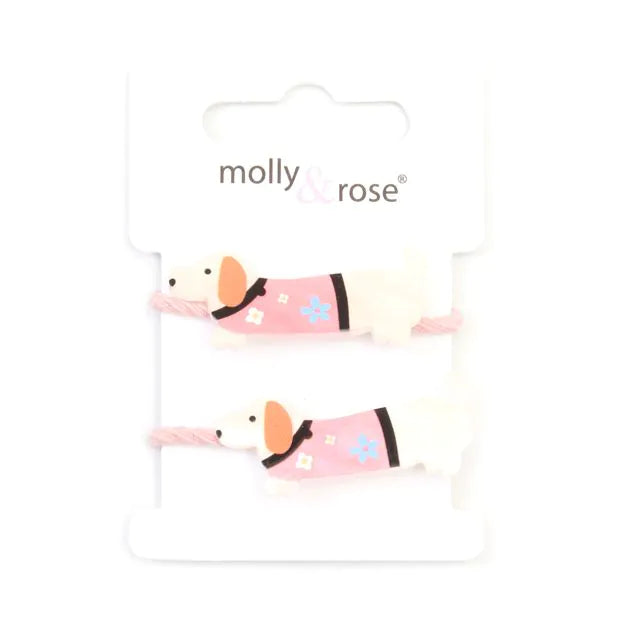 Molly & Rose Pastel Animal Motif Elastics