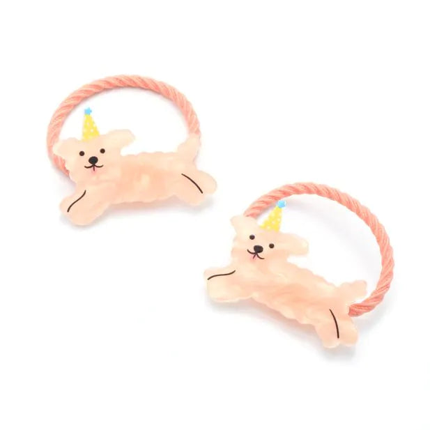 Molly & Rose Pastel Animal Motif Elastics