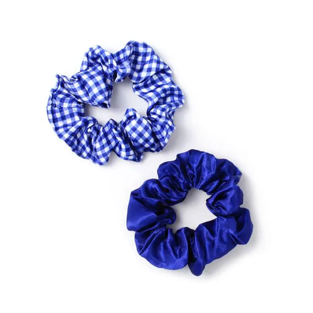 Molly & Rose Royal Blue School Scrunchies