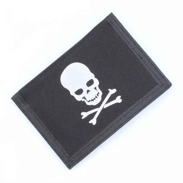 Molly & Rose Skull And Crossbones Wallet 12x9cm