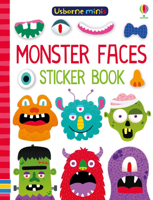 Usborne Minis Monster Faces Sticker Book