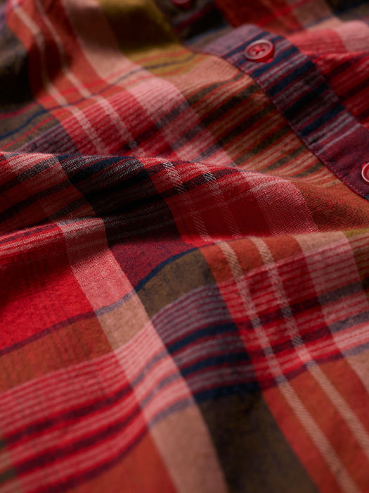 Seasalt Women's Moor Grass A-Line Shirt In Spring Squall Squash