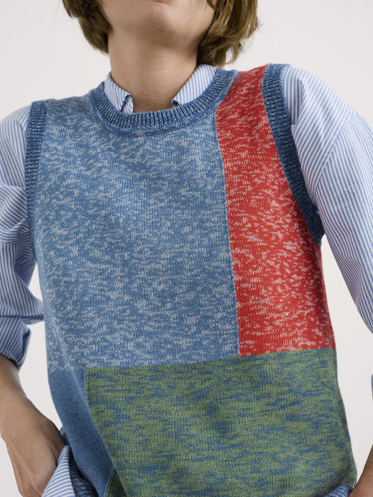 Seasalt Women's Morgana Vest In Tangle Wood Lagoon Multi