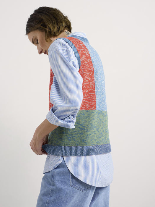 Seasalt Women's Morgana Vest In Tangle Wood Lagoon Multi