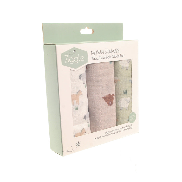 Ziggle Country Life Muslin Set