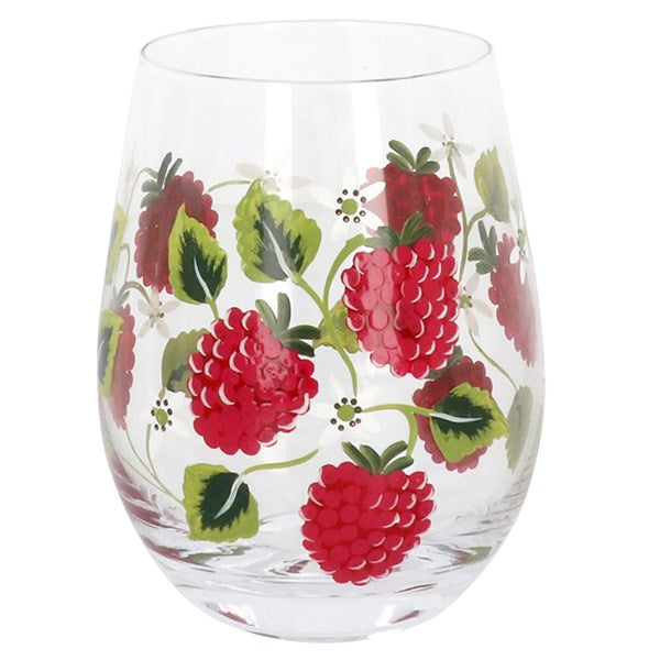 My Favourite Raspberry Stemless Glass