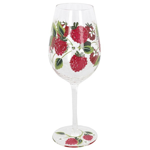 My Favourite Stemless Wine Glass Raspberry
