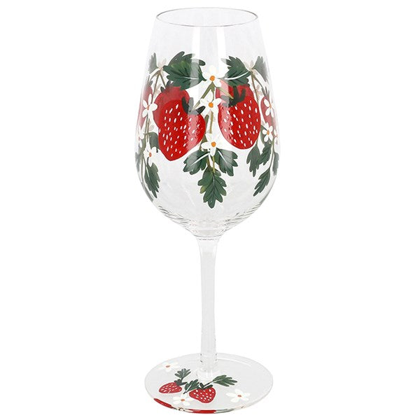 My Favourite Wine Glass Strawberry