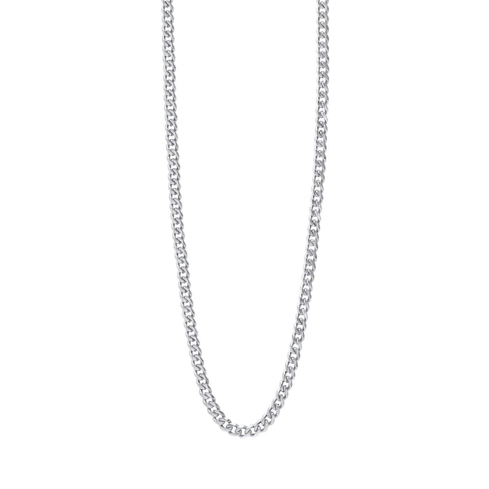 Fred Bennett Smaller Fit Stainless Steel Cuban Link Chain Necklace