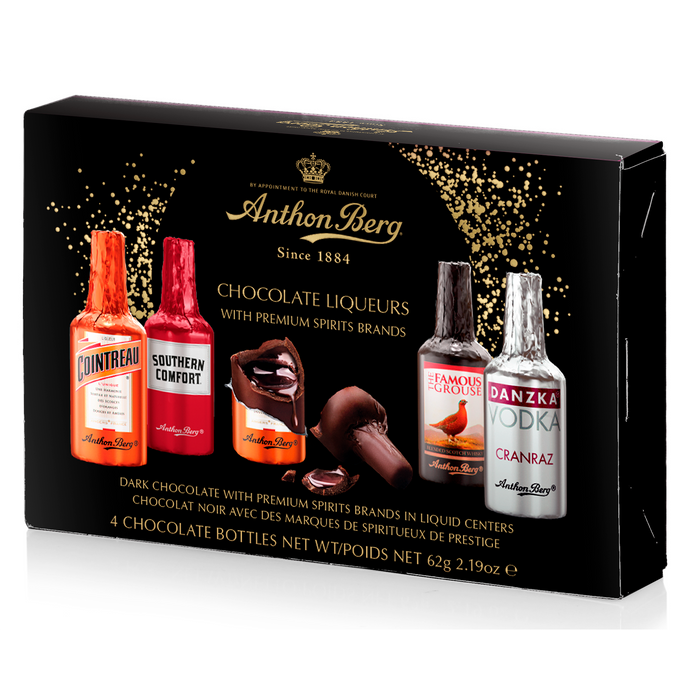 Anthon Berg 4pc Chocolate Liqueurs Box