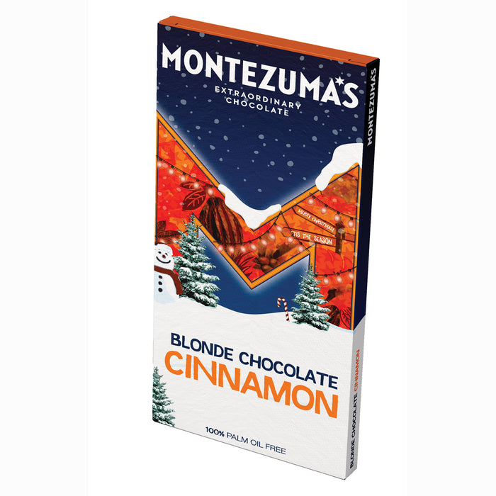 Montezumas Blonde Chocolate Cinnamon Bar