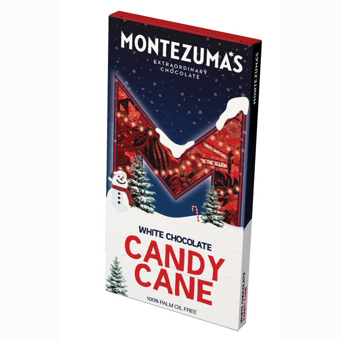Montezumas White Chocolate Candy Cane Bar