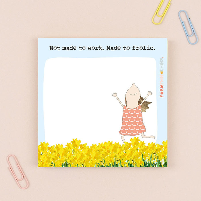 Rosie Made A Thing Sticky Jots Pad - Frolic
