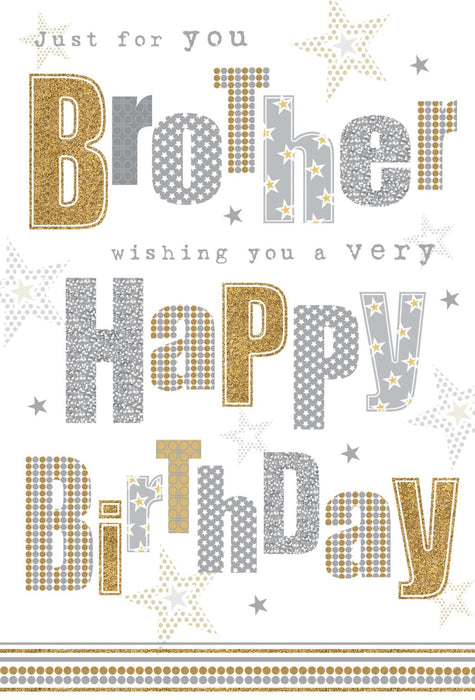 Nigel Quiney Happy Birthday Brother Card