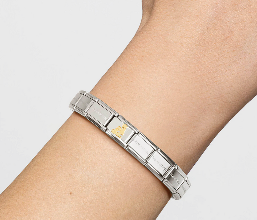Nomination Classic Gold Aquarius Zodiac Charm